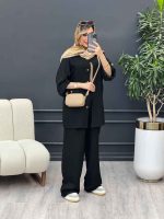 ست مانتو و شلوار دو جیب پاکتی کد 4658 - تصویر 22