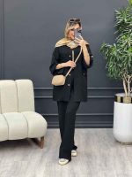 ست مانتو و شلوار دو جیب پاکتی کد 4658 - تصویر 16