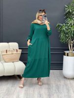 پیراهن بلند کراش کد 4649 - تصویر 2
