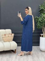 پیراهن بلند کراش کد 4649 - تصویر 15