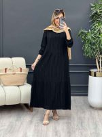 پیراهن بلند کراش کد 4649 - تصویر 9