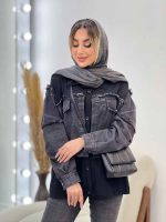 شومیز جین ترکیبی کد 4611 - تصویر 8