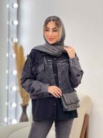 شومیز جین ترکیبی کد 4611 - تصویر 6