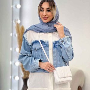 شومیز جین ترکیبی کد 4611