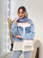 شومیز جین ترکیبی کد 4611 - تصویر 3