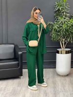 ست مانتو و شلوار دو جیب نما کد 4505 - تصویر 10