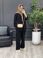 ست مانتو و شلوار دو جیب نما کد 4505 - تصویر 15