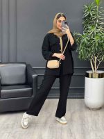 ست مانتو و شلوار دو جیب نما کد 4505 - تصویر 22
