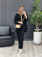 ست مانتو و شلوار دو جیب نما کد 4505 - تصویر 8
