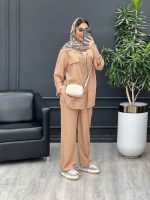 ست مانتو و شلوار دو جیب نما کد 4505 - تصویر 21