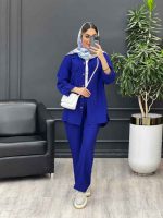 ست مانتو و شلوار دو جیب نما کد 4505 - تصویر 6