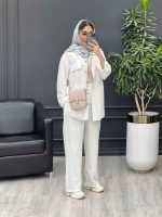 ست مانتو و شلوار دو جیب نما کد 4505 - تصویر 12