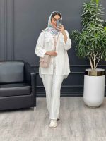 ست مانتو و شلوار دو جیب نما کد 4505 - تصویر 19