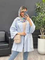 مانتو لینن جیب پاگن کد 4678 - تصویر 8