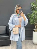 مانتو لینن جیب پاگن کد 4678 - تصویر 16