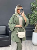 مانتو لینن جیب پاگن کد 4678 - تصویر 5