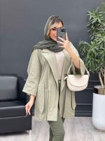 مانتو لینن جیب پاگن کد 4678 - تصویر 13