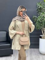 مانتو لینن جیب پاگن کد 4678 - تصویر 11