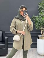مانتو پشت پیله دو جیب کد 4668 - تصویر 50