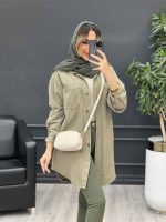 مانتو پشت پیله دو جیب کد 4668 - تصویر 48