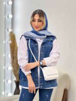 جین دو تکه جیب پاگن کد 4681 - تصویر 6