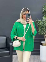 مانتو تک جیب طرح کاکتوس کد 4684 - تصویر 20