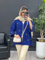 مانتو تک جیب طرح کاکتوس کد 4684 - تصویر 5