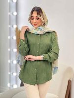 شومیز پایین هلال کد 4683 - تصویر 14