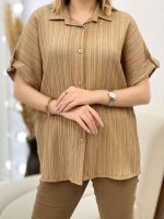 شومیز کراش آستین پاگن کد 4685 - تصویر 12