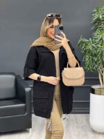 مانتو جلو زیپ پایین گت کد 4686 - تصویر 7