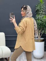 شومیز لینن پشت پاگن کد 4701 - تصویر 17