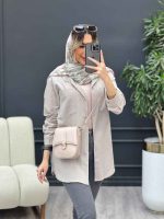 شومیز لینن پشت پاگن کد 4701 - تصویر 18