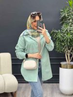 شومیز لینن پشت پاگن کد 4701 - تصویر 14