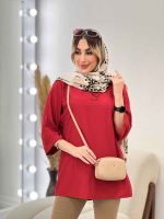 مانتو جلو بسته یقه دار کد 4692 - تصویر 14
