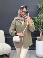 مانتو دو جیب دیانا کد 4710 - تصویر 7