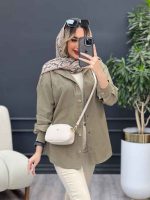 مانتو دو جیب دیانا کد 4710 - تصویر 16