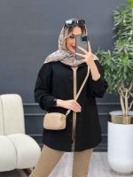 مانتو دو جیب دیانا کد 4710 - تصویر 4