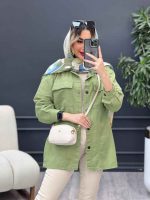 مانتو آستین برش دار ارغوان کد 4717 - تصویر 5