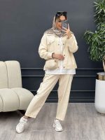 ست سه تکه دو جیب کد 4718 - تصویر 11