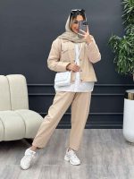 ست سه تکه دو جیب کد 4718 - تصویر 7
