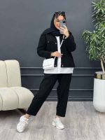 ست سه تکه دو جیب کد 4718 - تصویر 3