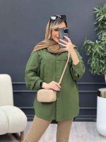 مانتو تک جیب ساحل کد 4725 - تصویر 9
