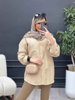 مانتو تک جیب ساحل کد 4725 - تصویر 14