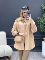 مانتو تک جیب ساحل کد 4725 - تصویر 7