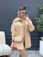 مانتو تک جیب ساحل کد 4725 - تصویر 15