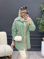 مانتو تک جیب ساحل کد 4725 - تصویر 11
