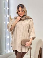 مانتو کوک دوزی یقه دیپلمات کد 4696 - تصویر 8