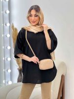 مانتو کوک دوزی یقه دیپلمات کد 4696 - تصویر 11