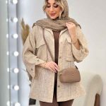 مانتو دوخت دار دو جیب کد 4728