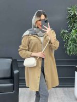 مانتو کتان شاپرک کد 4691 - تصویر 7